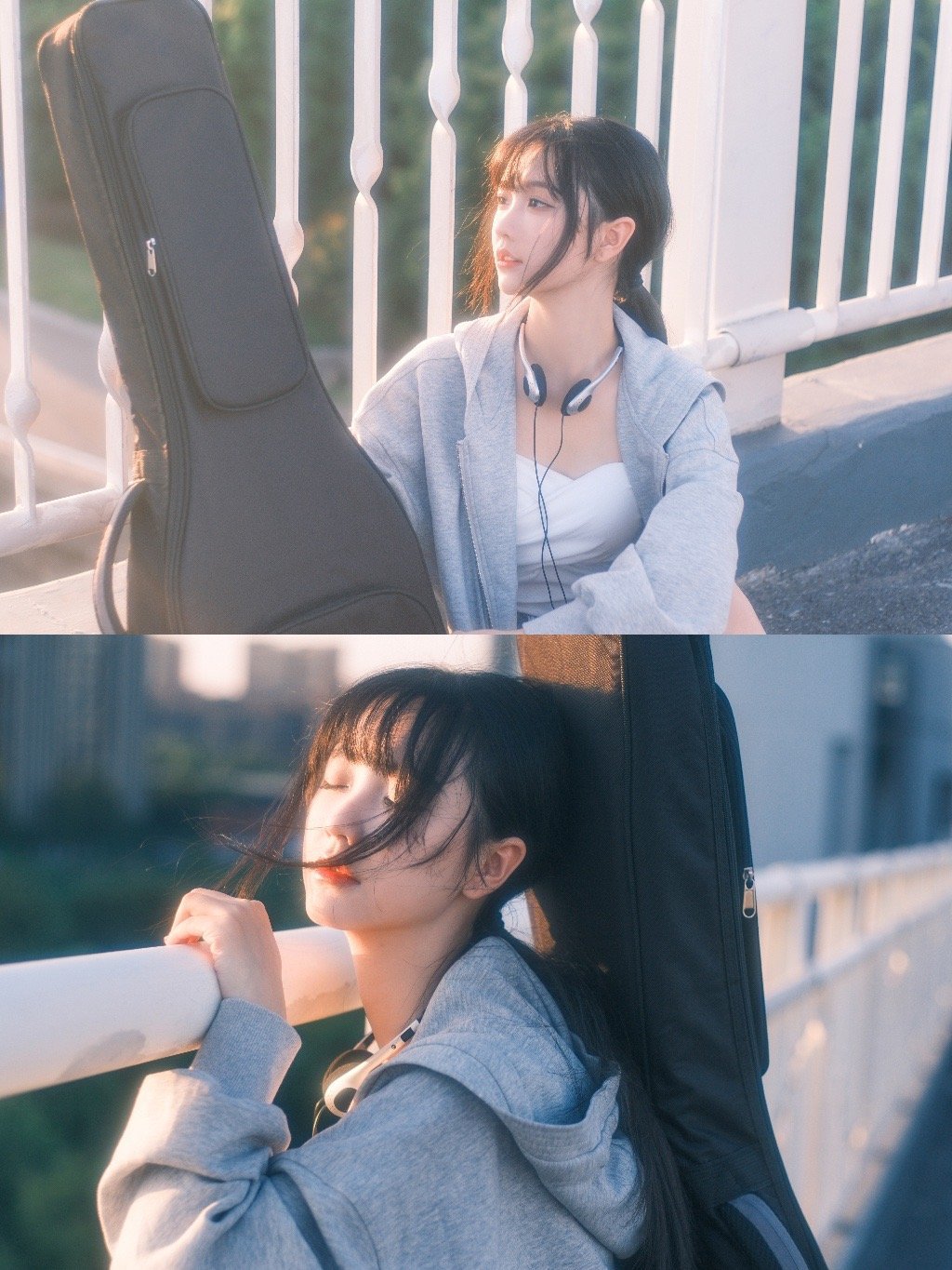 和夕阳搭配绝美